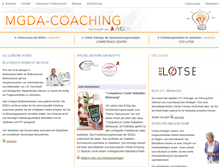 Tablet Screenshot of mgda-coaching.de